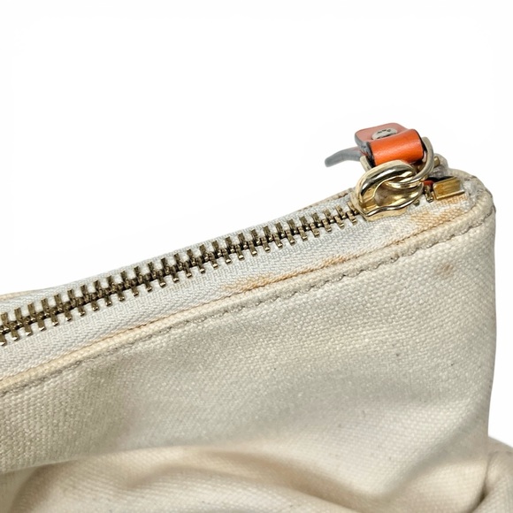 Kate Spade Play The Field Call To Action Large Zipper Canvas Tote Bag Graphic - Picture 10 of 13